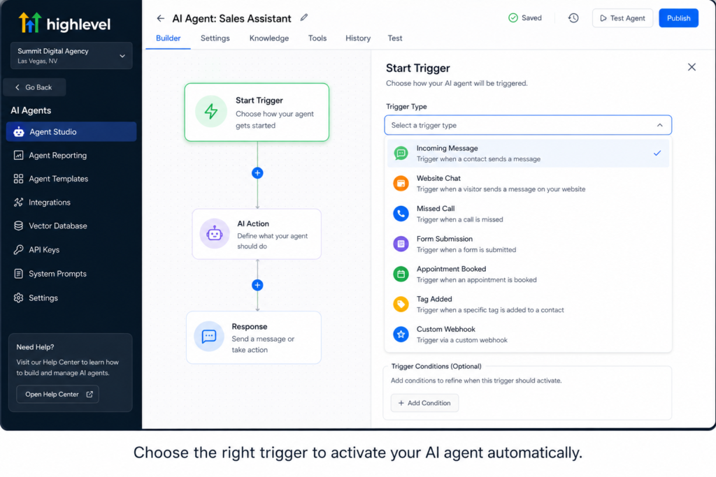 How to Build AI Agents with GoHighLevel